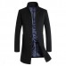 Mens Wool Mid-long Business Casual Trench Coat Autumn Winter Slim Fit Jacket Mens Wool Mid-long Business Casual Trench Coat Autumn Winter Slim Fit Jacket