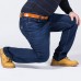 Plus Size Casual Business Straight Legs Loose High Elastic Jeans for Men Plus Size Casual Business Straight Legs Loose High Elastic Jeans for Men