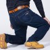 Plus Size Casual Business Straight Legs Loose High Elastic Jeans for Men Plus Size Casual Business Straight Legs Loose High Elastic Jeans for Men
