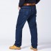 Plus Size Casual Business Straight Legs Loose High Elastic Jeans for Men Plus Size Casual Business Straight Legs Loose High Elastic Jeans for Men