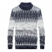 Men's Leisure Turtleneck Sweater Pullover Winter Fashion Printing Long Sleeve Warm Pullover Men's Leisure Turtleneck Sweater Pullover Winter Fashion Printing Long Sleeve Warm Pullover