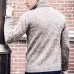Winter Warm Thick Sweater Pullovers Men's Fashion Solid Color High Neck Slim Fit Knitted Pullover Winter Warm Thick Sweater Pullovers Men's Fashion Solid Color High Neck Slim Fit Knitted Pullover