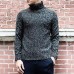Winter Warm Thick Sweater Pullovers Men's Fashion Solid Color High Neck Slim Fit Knitted Pullover Winter Warm Thick Sweater Pullovers Men's Fashion Solid Color High Neck Slim Fit Knitted Pullover