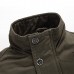 Mens Plus Size S-4XL Stand Collar Cotton Casual Military Jacket Mens Plus Size S-4XL Stand Collar Cotton Casual Military Jacket