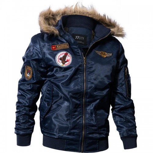 Men Pilot Bomber Jacket Army Military Flight Motorcycle Jackets Winter Parkas Padded Outerwear Men Pilot Bomber Jacket Army Military Flight Motorcycle Jackets Winter Parkas Padded Outerwear