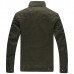 Mens Epaulet Military Cotton Multi-pocket Stand Collar Big Size Jacket Mens Epaulet Military Cotton Multi-pocket Stand Collar Big Size Jacket