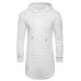 Men's Fashion Hole Hip Hop Long Sleeved T-shirt Leisure Sports Hoodies T-shirt Men's Fashion Hole Hip Hop Long Sleeved T-shirt Leisure Sports Hoodies T-shirt