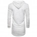 Men's Fashion Hole Hip Hop Long Sleeved T-shirt Leisure Sports Hoodies T-shirt Men's Fashion Hole Hip Hop Long Sleeved T-shirt Leisure Sports Hoodies T-shirt