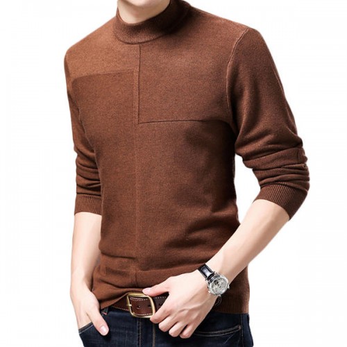 Men's Fashion Semi Solid Color Warm Knitwears Casual Fall Winter Long Sleeve Pullovers Men's Fashion Semi Solid Color Warm Knitwears Casual Fall Winter Long Sleeve Pullovers