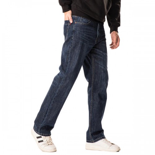 Casual Loose Straight Leg Basic Vintage Jeans for Men Casual Loose Straight Leg Basic Vintage Jeans for Men