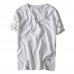 Chinese Style Cotton Linen LeisureT-shirt Spring Summer Men's Pure Color Short Sleeves T-shirt Chinese Style Cotton Linen LeisureT-shirt Spring Summer Men's Pure Color Short Sleeves T-shirt
