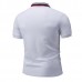 Classic Thread Color Short-sleeved Golf Shirt Men's Fashion Slim Fit Tops Tees Classic Thread Color Short-sleeved Golf Shirt Men's Fashion Slim Fit Tops Tees