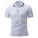 Classic Thread Color Short-sleeved Golf Shirt Men's Fashion Slim Fit Tops Tees Classic Thread Color Short-sleeved Golf Shirt Men's Fashion Slim Fit Tops Tees