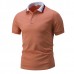 Classic Thread Color Short-sleeved Golf Shirt Men's Fashion Slim Fit Tops Tees Classic Thread Color Short-sleeved Golf Shirt Men's Fashion Slim Fit Tops Tees