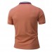 Classic Thread Color Short-sleeved Golf Shirt Men's Fashion Slim Fit Tops Tees Classic Thread Color Short-sleeved Golf Shirt Men's Fashion Slim Fit Tops Tees