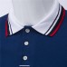 Classic Thread Color Short-sleeved Golf Shirt Men's Fashion Slim Fit Tops Tees Classic Thread Color Short-sleeved Golf Shirt Men's Fashion Slim Fit Tops Tees