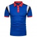 Men's Short Sleeve Lapel Golf Shirt Summer Matching Color Casual Tops Tees Men's Short Sleeve Lapel Golf Shirt Summer Matching Color Casual Tops Tees