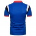 Men's Short Sleeve Lapel Golf Shirt Summer Matching Color Casual Tops Tees Men's Short Sleeve Lapel Golf Shirt Summer Matching Color Casual Tops Tees