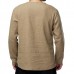 Mens Loose Long Sleeve Cotton Linen Tops Breathable Antibacterial Vintage T-Shirts Mens Loose Long Sleeve Cotton Linen Tops Breathable Antibacterial Vintage T-Shirts
