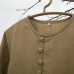 Mens Loose Long Sleeve Cotton Linen Tops Breathable Antibacterial Vintage T-Shirts Mens Loose Long Sleeve Cotton Linen Tops Breathable Antibacterial Vintage T-Shirts