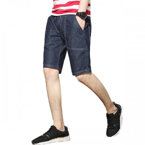 Mens Mid Rise Straight Legs Denim Shorts Big Pockets Summer Thin Jeans Mens Mid Rise Straight Legs Denim Shorts Big Pockets Summer Thin Jeans