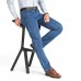Summer Thin Straight Leg Long Denim Pants Casual Business Jeans for Men Summer Thin Straight Leg Long Denim Pants Casual Business Jeans for Men