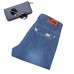 Summer Straight Leg Knee Length Short Jeans for Men Summer Straight Leg Knee Length Short Jeans for Men