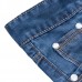 Summer Straight Leg Knee Length Short Jeans for Men Summer Straight Leg Knee Length Short Jeans for Men