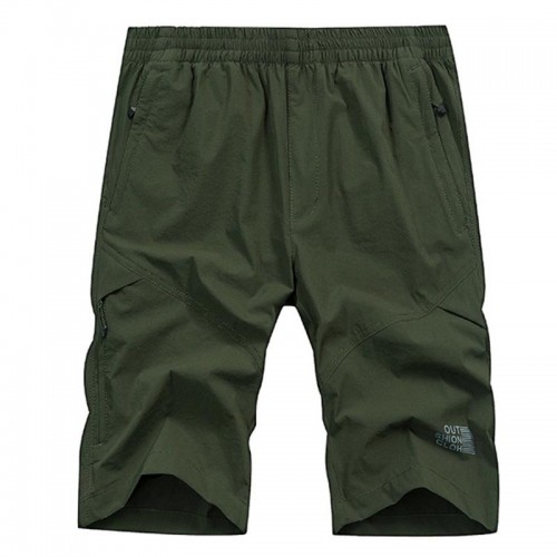 Mens Multi-Pocket Elastic Quick Drying Knee-Length Pants Thin Sports Outdoor Shorts Mens Multi-Pocket Elastic Quick Drying Knee-Length Pants Thin Sports Outdoor Shorts