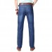 Mens Spring Summer High Rise Loose Business Cotton Blue Jeans Mens Spring Summer High Rise Loose Business Cotton Blue Jeans