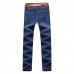 Mens Spring Summer High Rise Loose Business Cotton Blue Jeans Mens Spring Summer High Rise Loose Business Cotton Blue Jeans