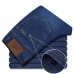Mens Spring Summer High Rise Loose Business Cotton Blue Jeans Mens Spring Summer High Rise Loose Business Cotton Blue Jeans