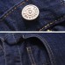 Mens Spring Summer High Rise Loose Straight leg Leisure Business Cotton Jeans Mens Spring Summer High Rise Loose Straight leg Leisure Business Cotton Jeans