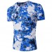 Mens Personalized Printing Cotton Linen Short Sleeve T-Shirts Frog Button Antibacterial Tee Tops Mens Personalized Printing Cotton Linen Short Sleeve T-Shirts Frog Button Antibacterial Tee Tops
