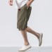 Men's Casual Loose Cotton Linen Knee Length Shorts Breathable Drawshring Baggy Shorts Men's Casual Loose Cotton Linen Knee Length Shorts Breathable Drawshring Baggy Shorts