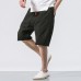 Men's Casual Loose Cotton Linen Knee Length Shorts Breathable Drawshring Baggy Shorts Men's Casual Loose Cotton Linen Knee Length Shorts Breathable Drawshring Baggy Shorts