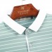 Mens 100% Cotton Stripe Fit Moisture Wicking Golf Shirt Breathable Short Sleeve Casual Tops Mens 100% Cotton Stripe Fit Moisture Wicking Golf Shirt Breathable Short Sleeve Casual Tops