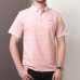 Mens 100% Cotton Stripe Fit Moisture Wicking Golf Shirt Breathable Short Sleeve Casual Tops Mens 100% Cotton Stripe Fit Moisture Wicking Golf Shirt Breathable Short Sleeve Casual Tops
