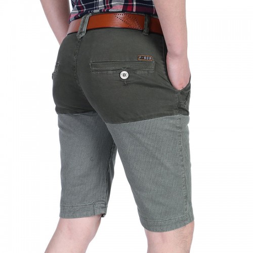 Mens Cotton Splicing Color Blocking Thin Loose Essential Casual Knee-Length Shorts Mens Cotton Splicing Color Blocking Thin Loose Essential Casual Knee-Length Shorts