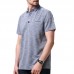 Men's Pure Mercerized Cotton Short-Sleeved Golf Shirt Summer Comfort Slim Fit Pocket Tops Men's Pure Mercerized Cotton Short-Sleeved Golf Shirt Summer Comfort Slim Fit Pocket Tops
