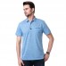 Men's Pure Mercerized Cotton Short-Sleeved Golf Shirt Summer Comfort Slim Fit Pocket Tops Men's Pure Mercerized Cotton Short-Sleeved Golf Shirt Summer Comfort Slim Fit Pocket Tops