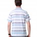 Mens Fashion Striped Silk Soft Short-sleeve Golf Shirt Summer Slim Fit Thin Breathable Tops Mens Fashion Striped Silk Soft Short-sleeve Golf Shirt Summer Slim Fit Thin Breathable Tops
