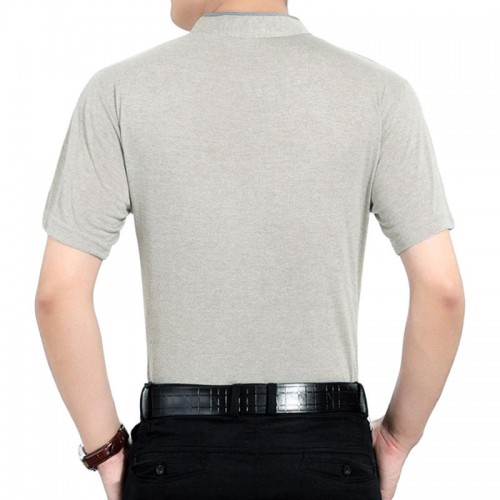 Men's Cotton Button Slim Collar Golf Shirt Casual Business Casual Short Sleeved Tops Men's Cotton Button Slim Collar Golf Shirt Casual Business Casual Short Sleeved Tops