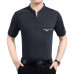 Men's Cotton Button Slim Collar Golf Shirt Casual Business Casual Short Sleeved Tops Men's Cotton Button Slim Collar Golf Shirt Casual Business Casual Short Sleeved Tops