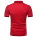 Fashion Men's Lapel Short Sleeved Golf Shirt Summer Chest Pocket Casual Tops Tees Fashion Men's Lapel Short Sleeved Golf Shirt Summer Chest Pocket Casual Tops Tees
