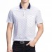 Mens Geometric Printing Wash and Wear Casual Golf Shirt Short Sleeve Loose Work Casual Tee Tops Mens Geometric Printing Wash and Wear Casual Golf Shirt Short Sleeve Loose Work Casual Tee Tops