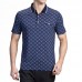 Mens Geometric Printing Wash and Wear Casual Golf Shirt Short Sleeve Loose Work Casual Tee Tops Mens Geometric Printing Wash and Wear Casual Golf Shirt Short Sleeve Loose Work Casual Tee Tops