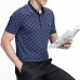 Mens Geometric Printing Wash and Wear Casual Golf Shirt Short Sleeve Loose Work Casual Tee Tops Mens Geometric Printing Wash and Wear Casual Golf Shirt Short Sleeve Loose Work Casual Tee Tops