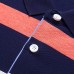 Summer Men's Comfort Cotton Golf Shirt Fashion Striped Turn-down Collar Short Sleeved Tops Summer Men's Comfort Cotton Golf Shirt Fashion Striped Turn-down Collar Short Sleeved Tops