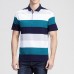 Summer Men's Fashion Stripe Design Comfort Cotton Golf Shirt Casual Short-sleeved Tops Tees Summer Men's Fashion Stripe Design Comfort Cotton Golf Shirt Casual Short-sleeved Tops Tees
